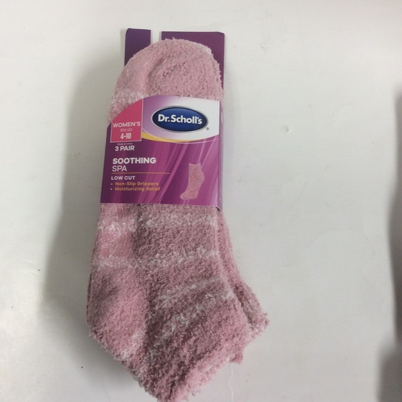 Dr. Scholl’s 3 Pair Pink Soothing Spa LowCut Socks - Picture 1 of 4